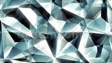 钻石/4k60fps镶面魅力珠宝运动<strong>背景视频</strong>循环